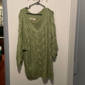 Oversized sweater dress